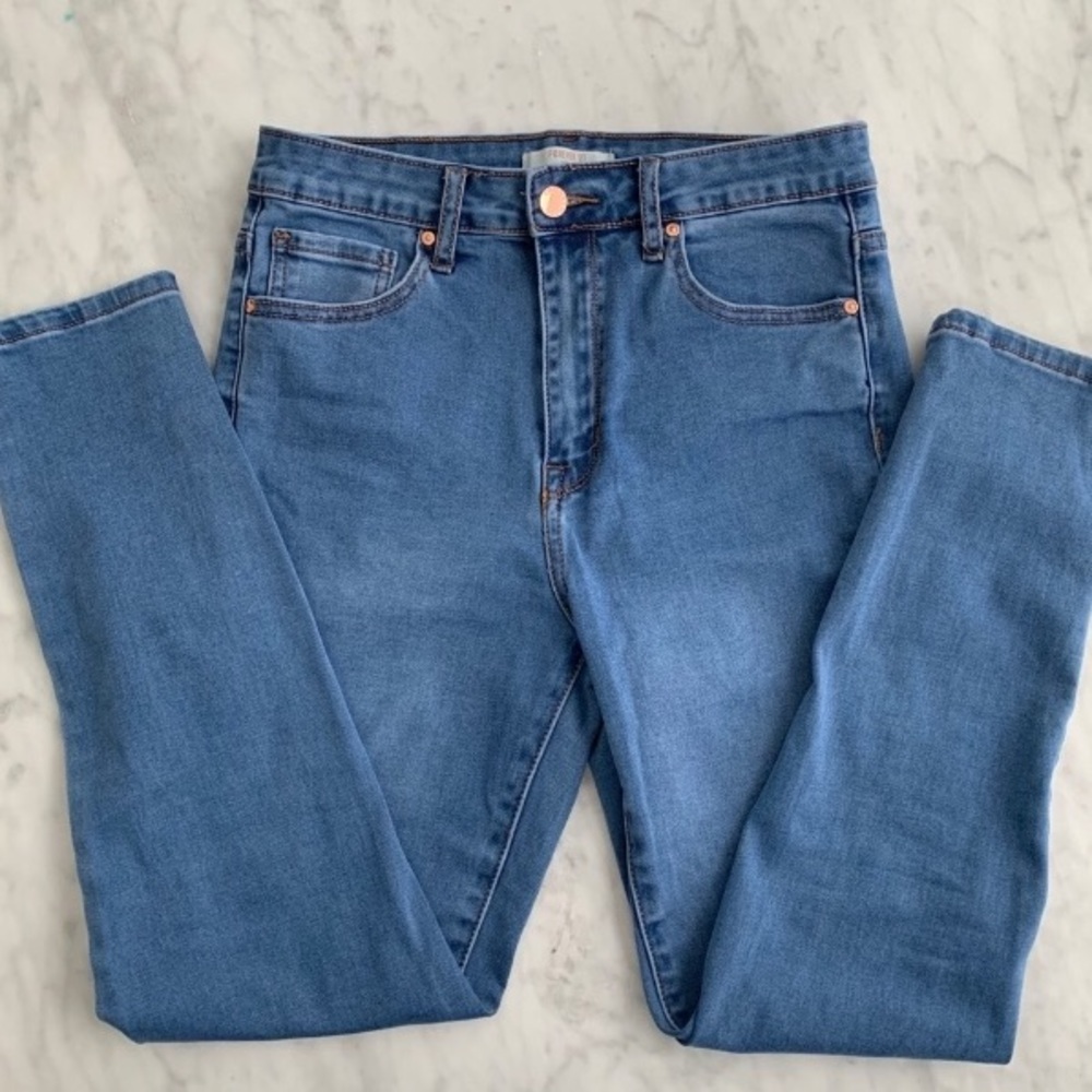 Forever 21 Rose Gold Jeans